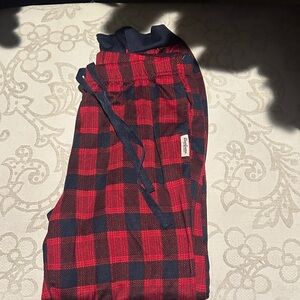 Dearfoams Red and Black Plaid Lounge Pants
